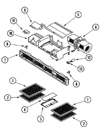 04 - Grille Parts parts for Maytag Microwave CMV1100AAW from AppliancePartsPros.com