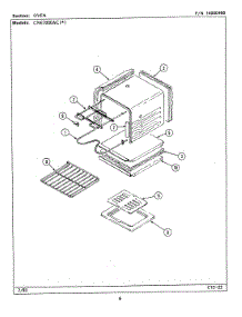 03 - Oven parts for Maytag Range CNE2000ACW from AppliancePartsPros.com