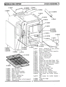 02 - Oven Assembly parts for Maytag Range CNG200 from AppliancePartsPros.com