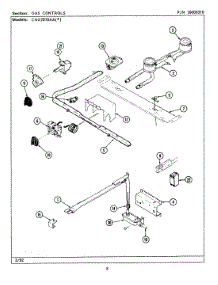 03 - Gas Controls (Cng2010aax) parts for Maytag Range CNG2010AAW from AppliancePartsPros.com