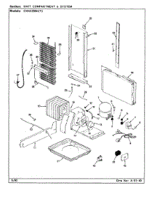 05 - Unit Compartment & System parts for Norge Refrigerator CNNS208KA / BP06C from AppliancePartsPros.com