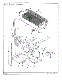 06 - Unit Compartment & System parts for Maytag Refrigerator CNNT153L / CF05A from AppliancePartsPros.com