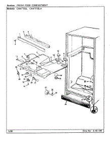 03 - Fresh Food Compartment parts for Maytag Refrigerator CNNT153LA / CF06A from AppliancePartsPros.com