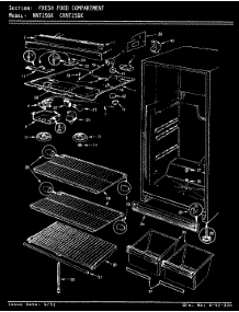 03 - Fresh Food Compartment parts for Maytag Refrigerator CNNT156K / AF13B from AppliancePartsPros.com