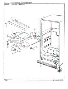 03 - Fresh Food Compartment parts for Maytag Refrigerator CNNT174KA / BF31C from AppliancePartsPros.com