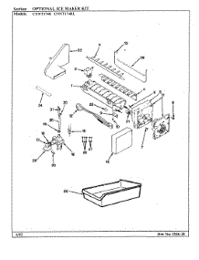 05 - Optional Ice Maker Kit parts for Maytag Refrigerator CNNT174KA / BF31C from AppliancePartsPros.com