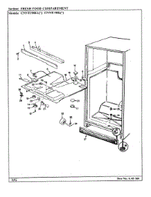 03 - Fresh Food Compartment parts for Maytag Refrigerator CNNT198KA / CF66A from AppliancePartsPros.com
