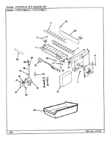 05 - Optional Ice Maker Kit (Imktm10) parts for Maytag Refrigerator CNNT198KA / CF66A from AppliancePartsPros.com