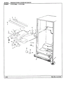 03 - Fresh Food Compartment parts for Maytag Refrigerator CNNT198KLA / BF52C from AppliancePartsPros.com