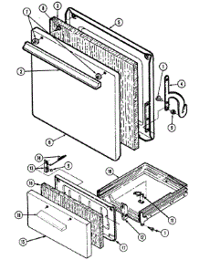 02 - Door / Drawer parts for Admiral Range CNPA100AXL from AppliancePartsPros.com