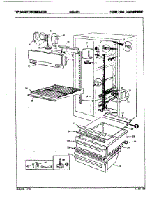 03 - Fresh Food Compartment parts for Crosley Refrigerator CNS20T6A / 9R01A from AppliancePartsPros.com