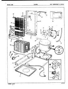 05 - Unit Compartment & System parts for Crosley Refrigerator CNS22M6H / 5M63B from AppliancePartsPros.com