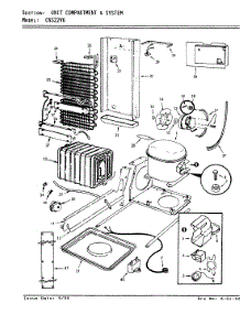05 - Unit Compartment & System parts for Crosley Refrigerator CNS22V6A / AR20A from AppliancePartsPros.com
