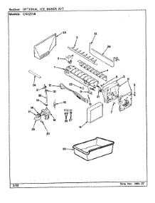 05 - Optional Ice Maker Kit (Imkss1) parts for Crosley Refrigerator CNS22V8 / CR16A from AppliancePartsPros.com