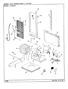 07 - Unit Compartment & System parts for Crosley Refrigerator CNS22V8 / CR16A from AppliancePartsPros.com