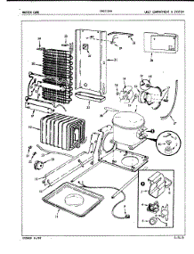 05 - Unit Compartment & System parts for Crosley Refrigerator CNSI22M9A / 5M64B from AppliancePartsPros.com