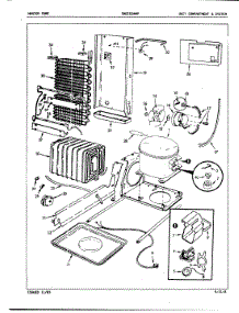 04 - Unit Compartment & System parts for Crosley Refrigerator CNSIG24M9 / 5M65A from AppliancePartsPros.com