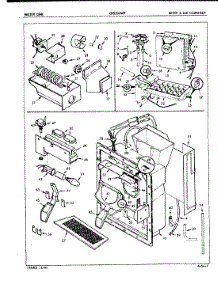 05 - Water & Ice Dispenser parts for Crosley Refrigerator CNSIG24M9 / 5M65A from AppliancePartsPros.com