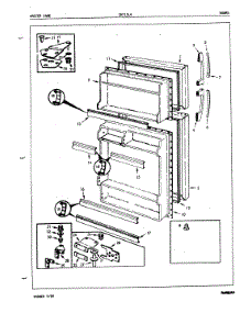 02 - Freezer Compartment parts for Crosley Refrigerator CNT15L4 / 5A48A from AppliancePartsPros.com