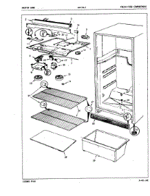 04 - Unit Compartment & System parts for Crosley Refrigerator CNT15L4 / 5A48A from AppliancePartsPros.com