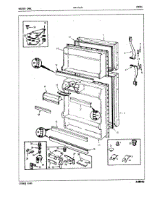 02 - Freezer Compartment parts for Crosley Refrigerator CNT15L6A / 5A41A from AppliancePartsPros.com