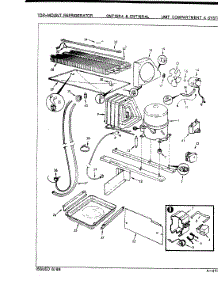 04 - Unit Compartment & System parts for Crosley Refrigerator CNT15R4LA / 8A01B from AppliancePartsPros.com