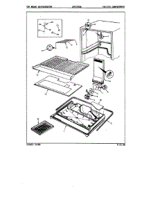 02 - Freezer Compartment parts for Maytag Refrigerator CNT15TX6A / 9D14A from AppliancePartsPros.com