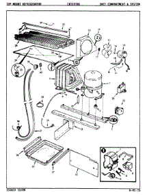 02 - Unit Compartment & System parts for Maytag Refrigerator CNT15TX6H / 9D14A from AppliancePartsPros.com