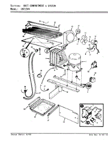 02 - Unit Compartment & System parts for Crosley Refrigerator CNT15V4 / AC11A from AppliancePartsPros.com