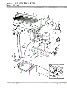 04 - Unit Compartment & System parts for Crosley Refrigerator CNT15V5A / AC13B from AppliancePartsPros.com