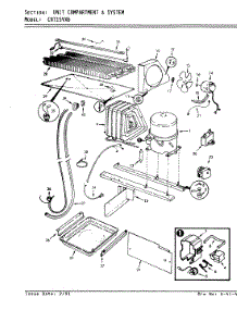 02 - Unit Compartment & System parts for Admiral Refrigerator CNT15VX6H / AF01A from AppliancePartsPros.com