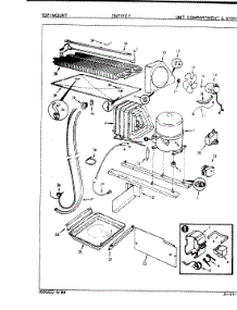 02 - Unit Compartment & System parts for Crosley Refrigerator CNT17C7 / 7C28B from AppliancePartsPros.com