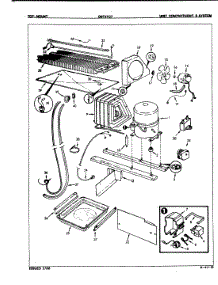 04 - Unit Compartment & System parts for Crosley Refrigerator CNT17C7A / 7A75B from AppliancePartsPros.com