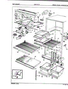 03 - Fresh Food Compartment parts for Crosley Refrigerator CNT17C7A / 7C28A from AppliancePartsPros.com