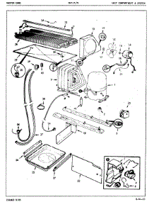 02 - Unit Compartment & System parts for Crosley Refrigerator CNT17L7H / 5A42A from AppliancePartsPros.com