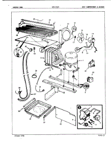 04 - Unit Compartment & System parts for Crosley Refrigerator CNT17LEV / 5E51A from AppliancePartsPros.com