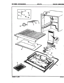 02 - Freezer Compartment parts for Crosley Refrigerator CNT17T4A / 9C41C from AppliancePartsPros.com