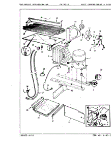04 - Unit Compartment & System parts for Crosley Refrigerator CNT17T5A / 8A14A from AppliancePartsPros.com