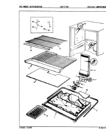 02 - Freezer Compartment parts for Maytag Refrigerator CNT17TX6A / 8D13A from AppliancePartsPros.com