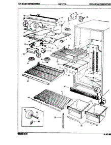 03 - Fresh Food Compartment parts for Maytag Refrigerator CNT17TX6A / 8D13A from AppliancePartsPros.com