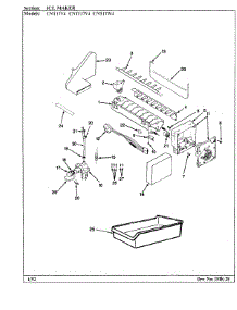 04 - Ice Maker parts for Crosley Refrigerator CNT17V4A / AC33A from AppliancePartsPros.com