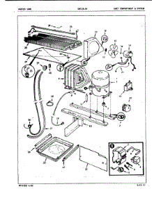 04 - Unit Compartment & System parts for Crosley Refrigerator CNT19L6V / 5A44B from AppliancePartsPros.com