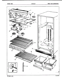 03 - Fresh Food Compartment parts for Crosley Refrigerator CNT19L6VA / 5A44A from AppliancePartsPros.com