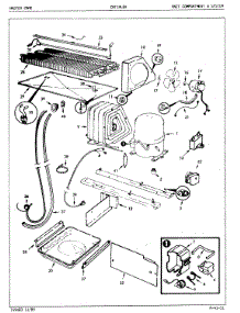 02 - Unit Compartment & System parts for Crosley Refrigerator CNT19L8 / 5A45B from AppliancePartsPros.com