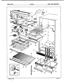 03 - Fresh Food Compartment parts for Crosley Refrigerator CNT19LEV / 5E52A from AppliancePartsPros.com