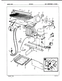 04 - Unit Compartment & System parts for Crosley Refrigerator CNT19LEV / 5E52A from AppliancePartsPros.com