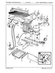 02 - Unit Compartment & System parts for Crosley Refrigerator CNT19R5 / 8A03A from AppliancePartsPros.com