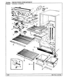 03 - Fresh Food Compartment parts for Crosley Refrigerator CNT19V6A / BC51C from AppliancePartsPros.com