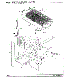 03 - Unit Compartment & System parts for Crosley Refrigerator CNT19V8 / AC54B from AppliancePartsPros.com