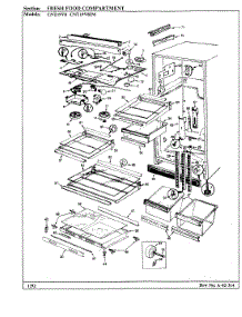 03 - Fresh Food Compartment parts for Crosley Refrigerator CNT19V8A / BC54A from AppliancePartsPros.com
